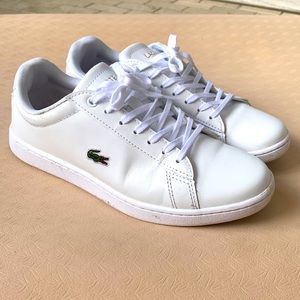 Lacoste Women’s Leather White Sneakers US size 7